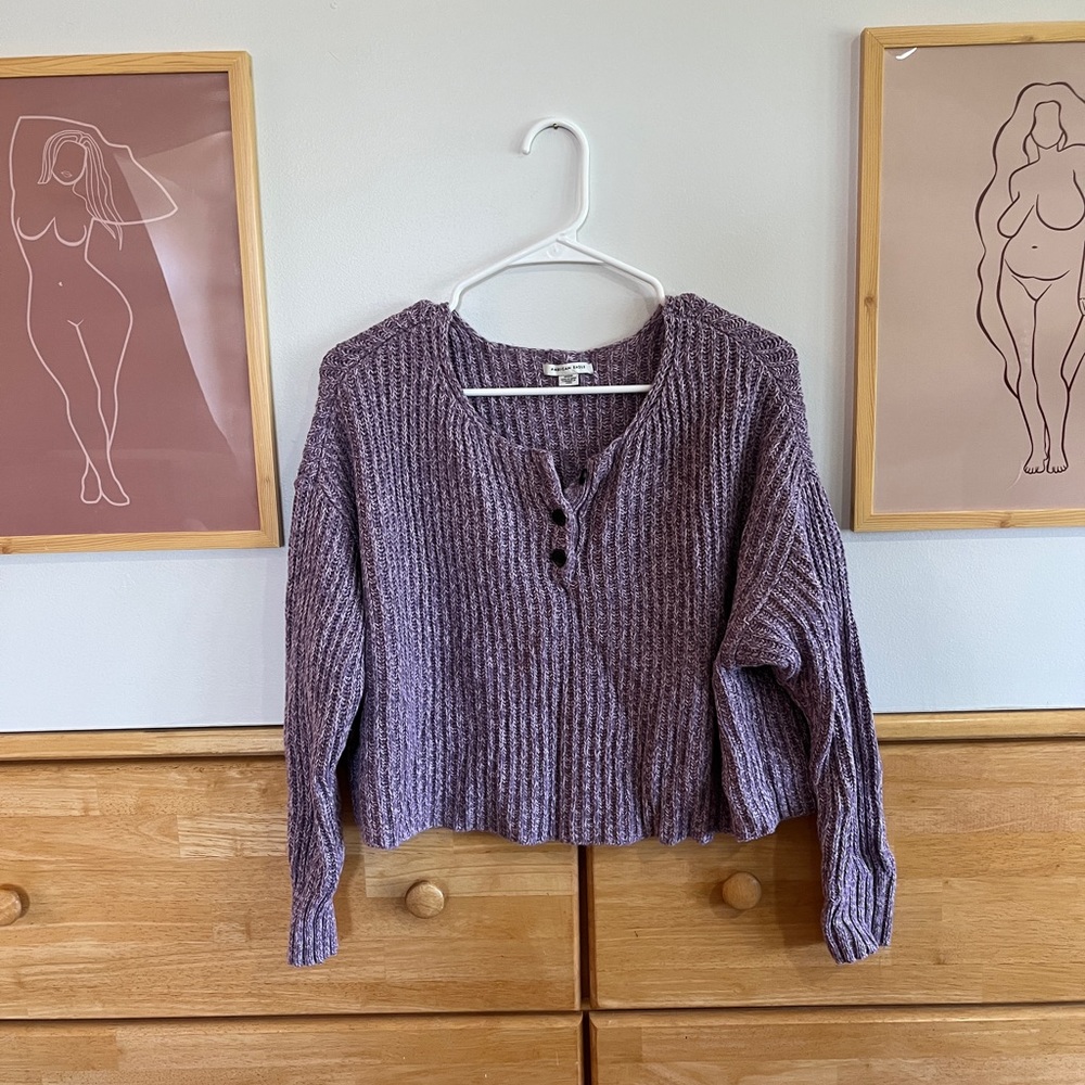 American Eagle cropped sweater